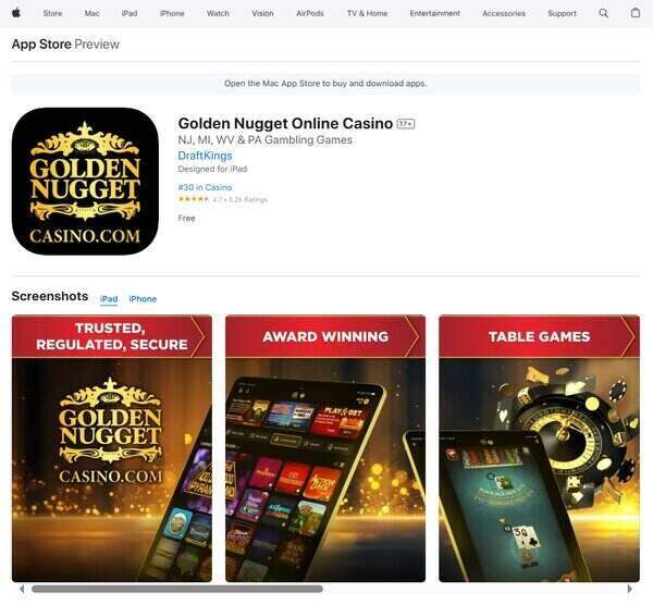 Golden Nugget Online Casino