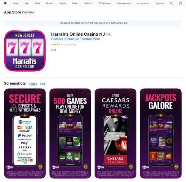 Harrah’s Online Casino