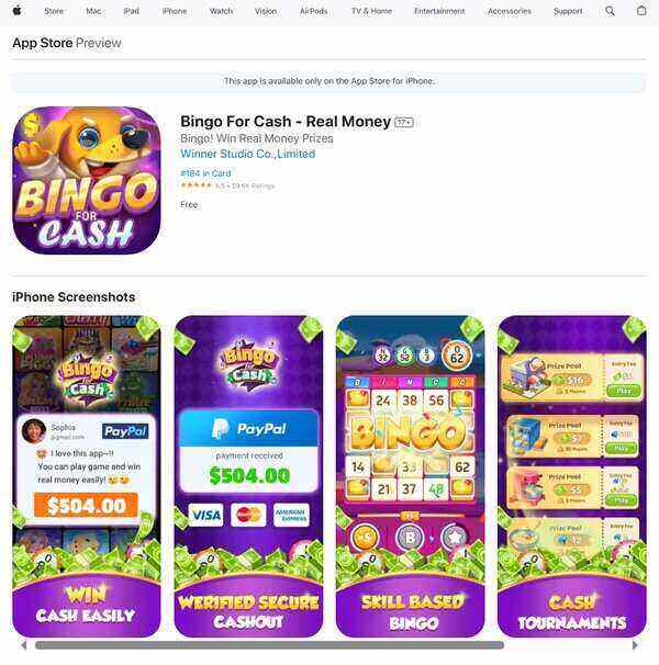 Bingo For Cash Real Money