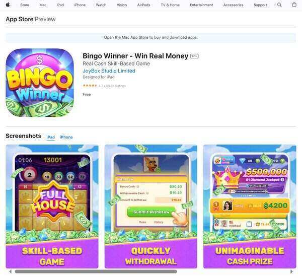 Bingo Winner Win Real Money