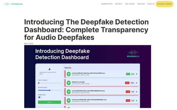 Resemble AI Voice Cloning