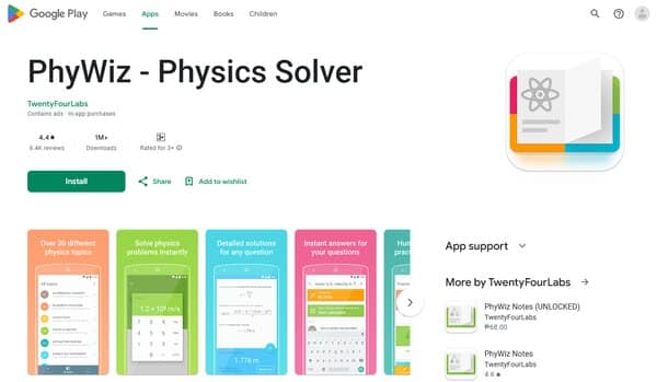 PhyWiz Physics Solver