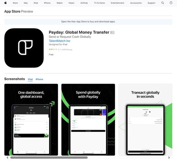 Payday Global Money Transfer