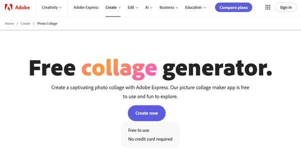 Adobe Free Photo Collage Maker