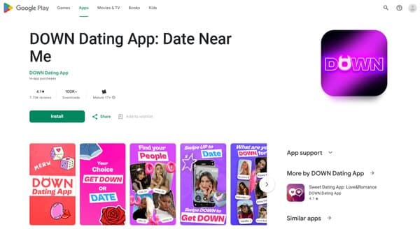 DOWN Hookup App